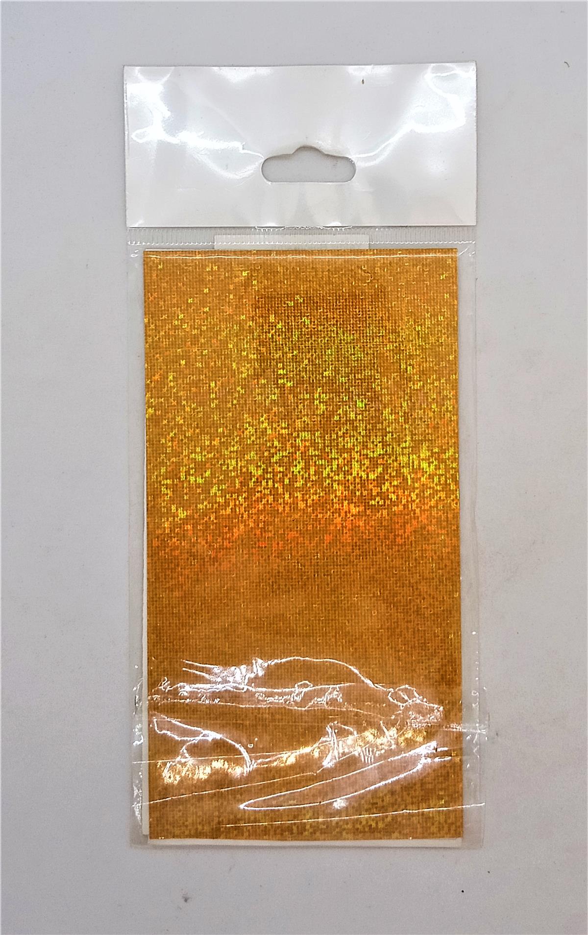 Yaldız Hologramlı Turuncu Etiket 3 Lü 8 x 15 cm