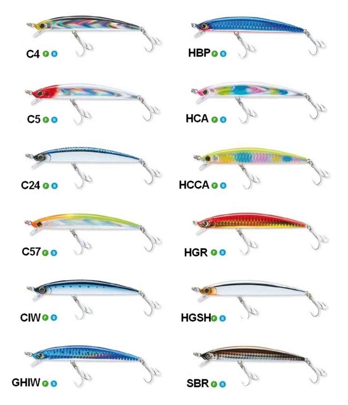 Yozuri Mag Crystal Minnow 8.5 cm 6.5 gr Floating Sahte Balık C:C4