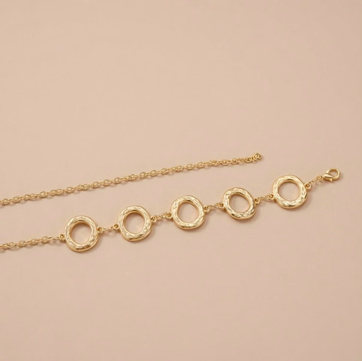 Gold Dairesel Model Zincir Kemer