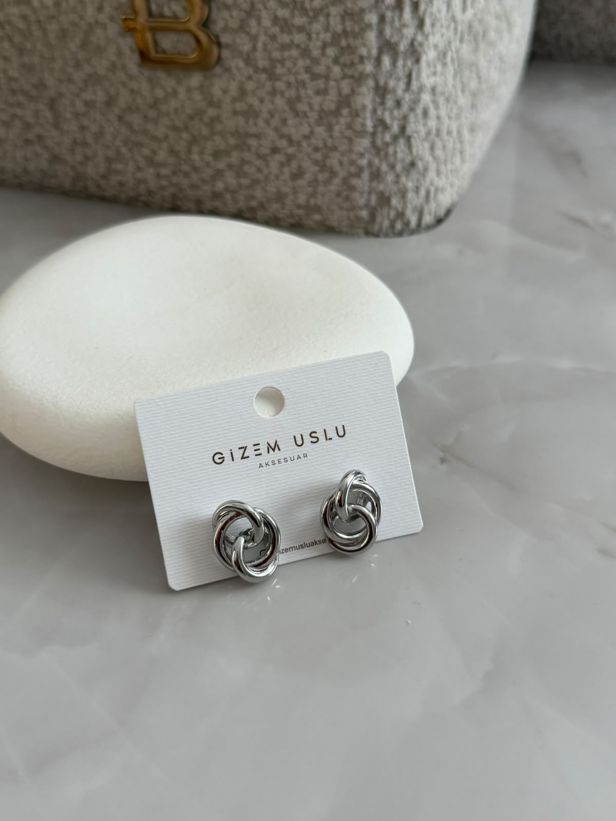 Marka Model Nodo Silver Düğüm Küpe