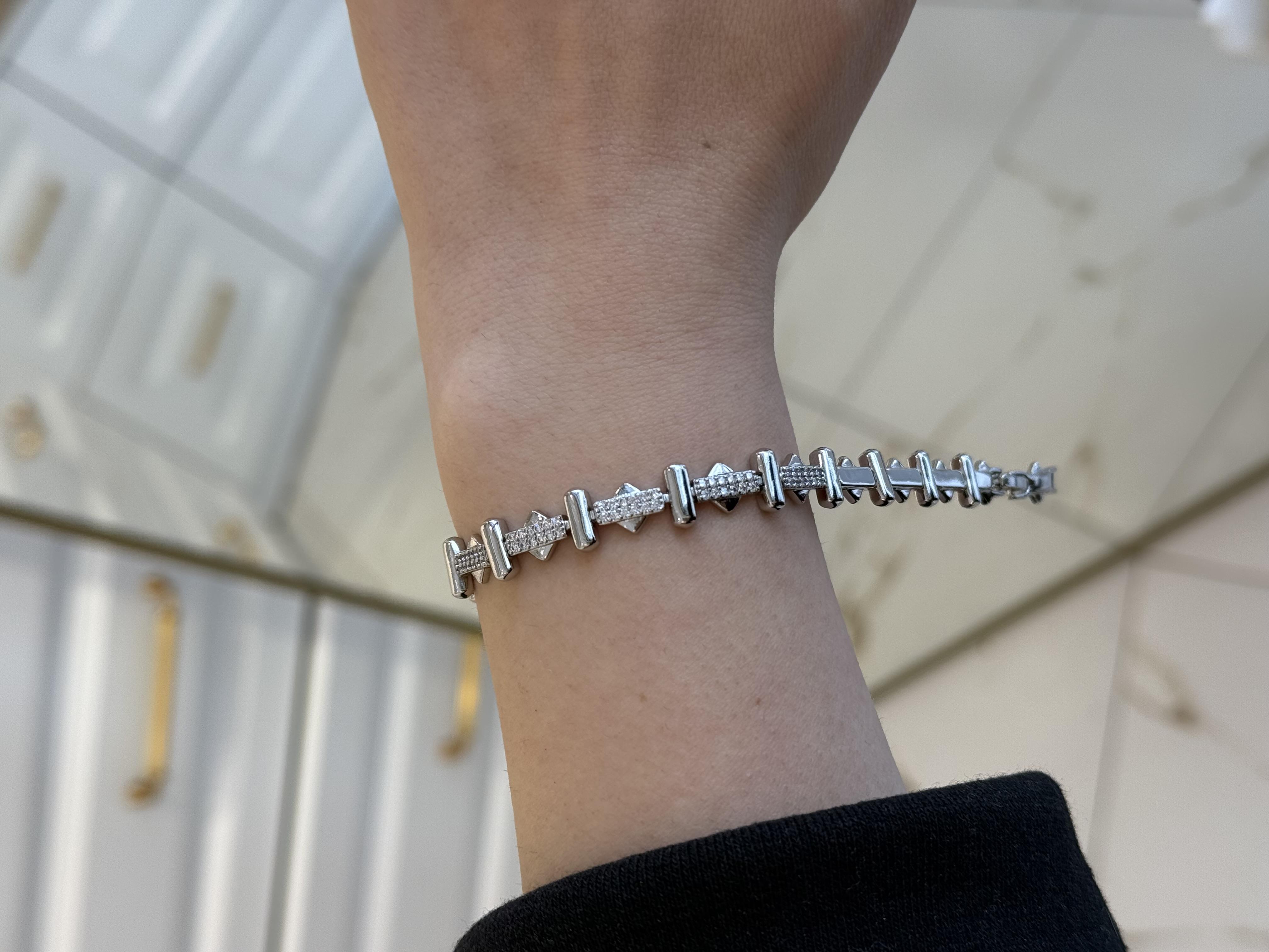 Özel Seri Tasarım Silver Bileklik