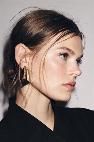 Marka Gold Geometrik Küpe