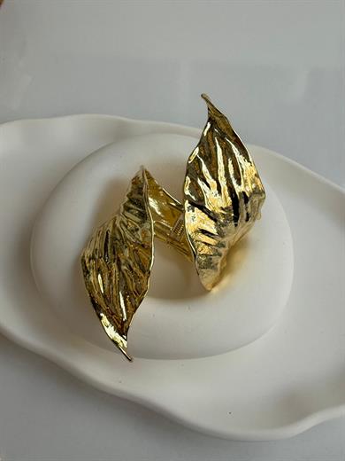 Marka Model Gold Yaprak Kelepçe