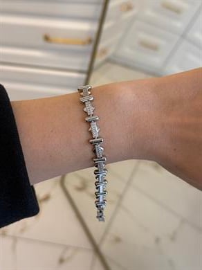 Özel Seri Tasarım Silver Bileklik