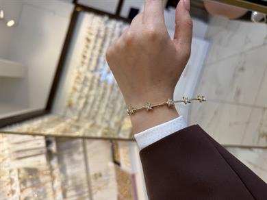 Stella Dorata 14K Gold Yıldız Bileklik