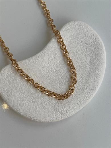 Özel Seri Yuvarlak Zincir Rose Gold Kolye