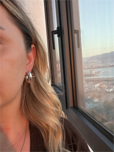 Riva Bombeli Halka Küpe
