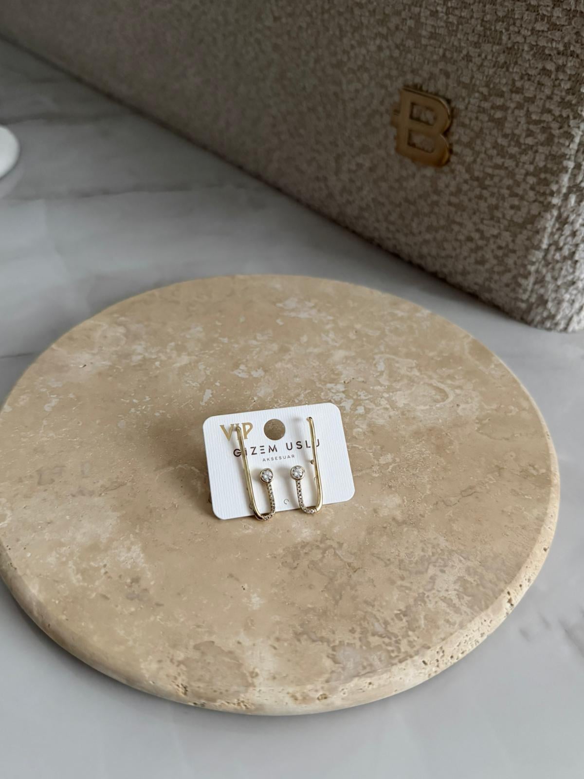 Özel Seri 14k Gold Tasarım Küpe