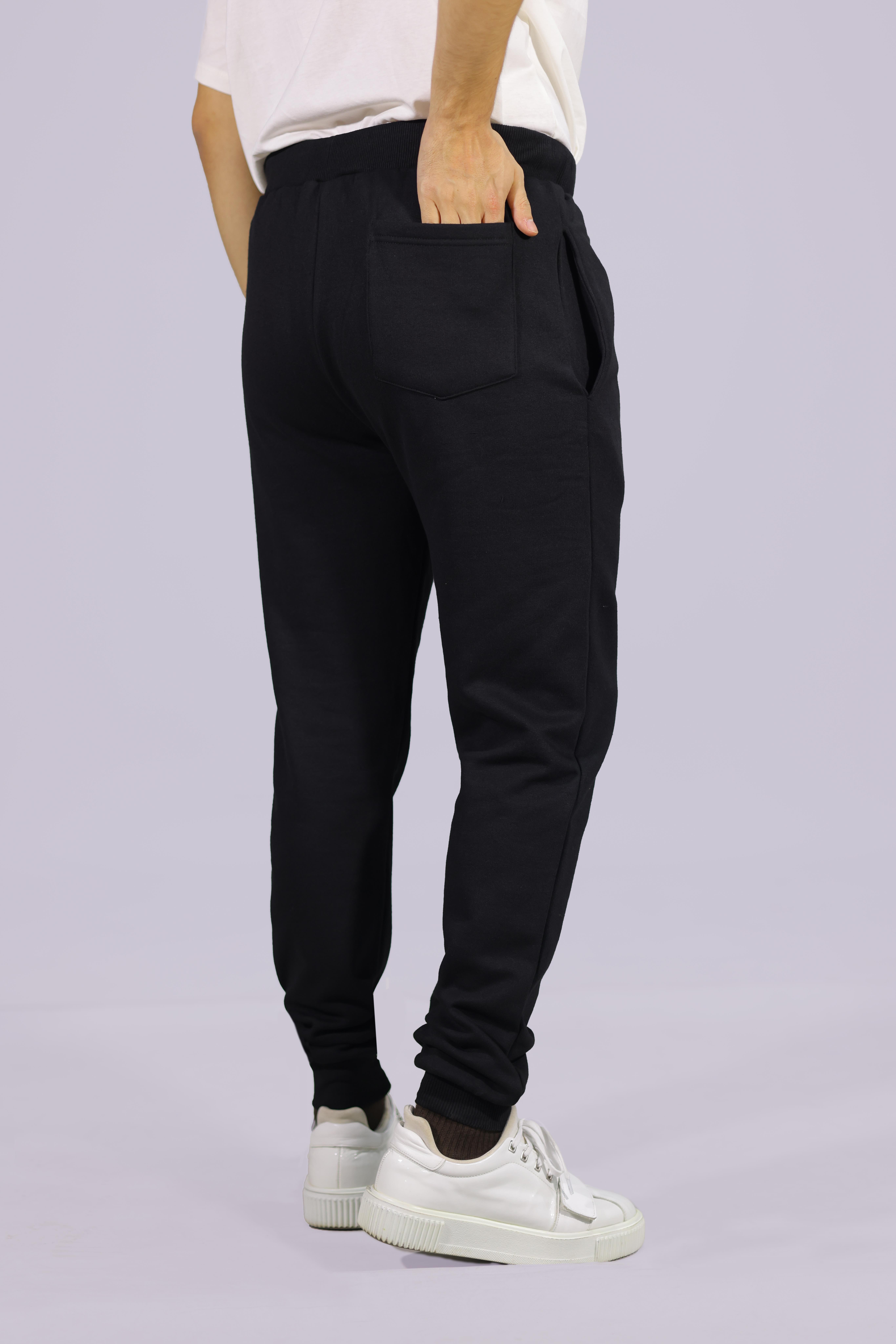 Erkek Regular Fit Basic Eşofman Altı Siyah