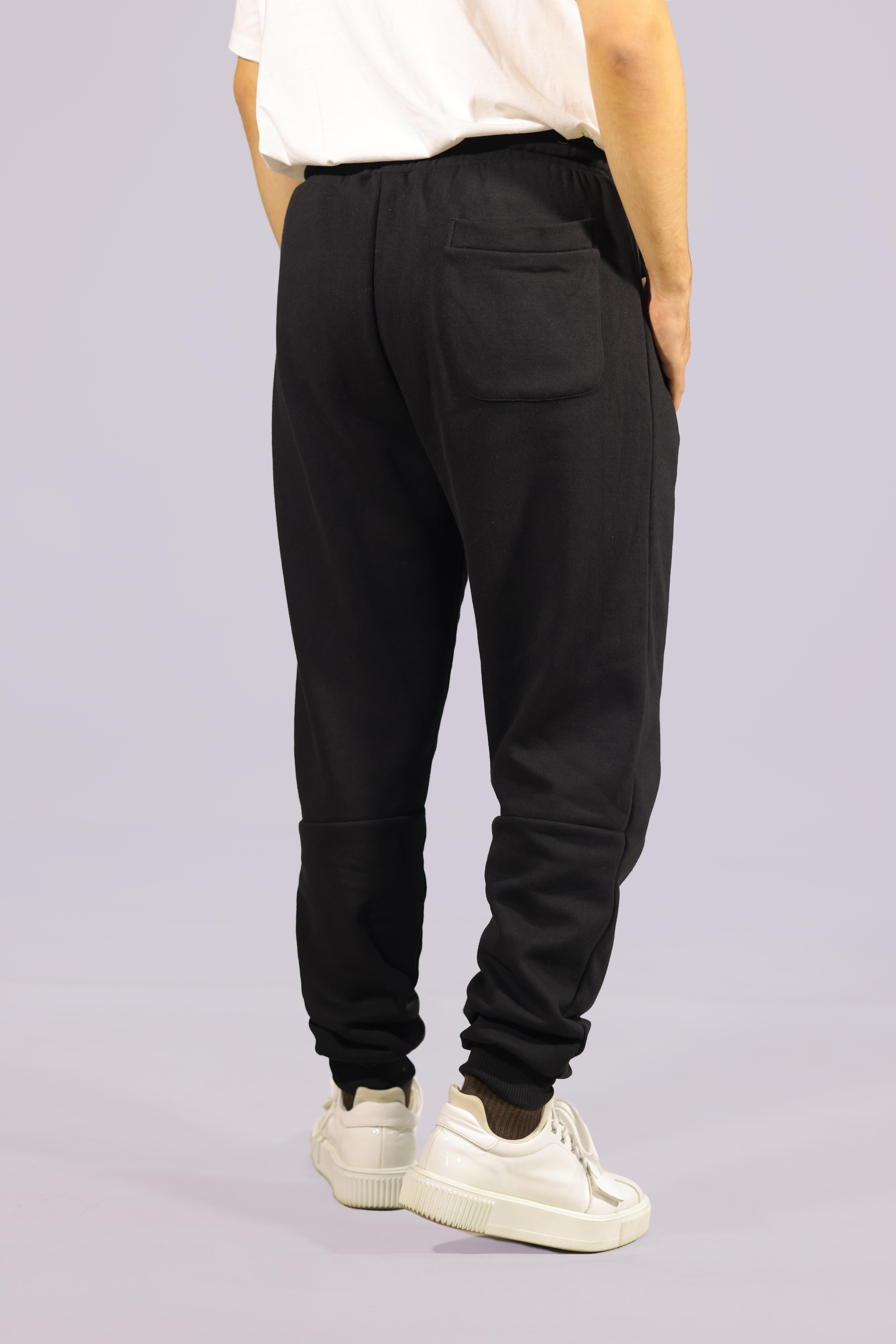 Erkek Regular Fit Basic Eşofman Altı Siyah