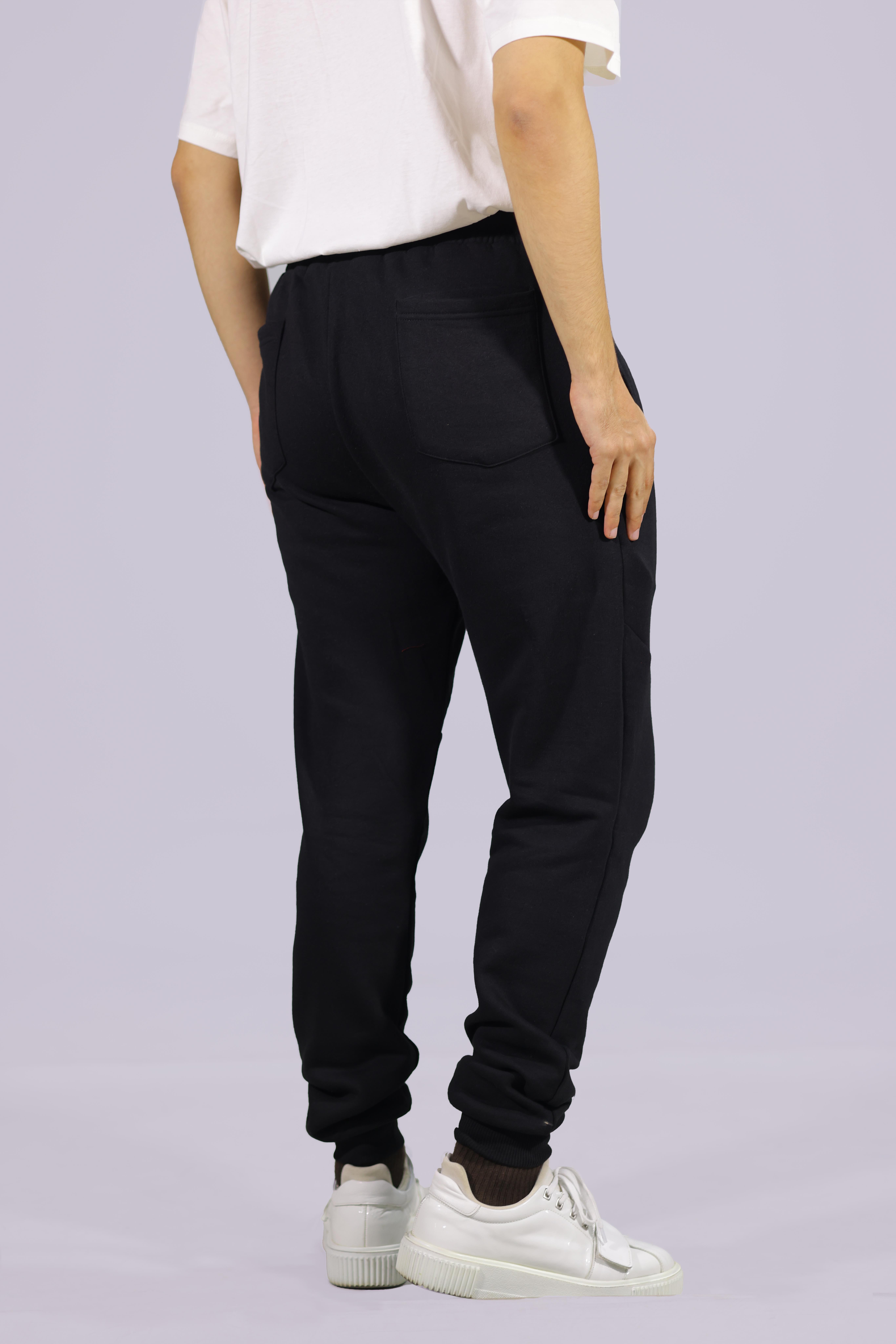 Erkek Regular Fit Basic Eşofman Altı Siyah