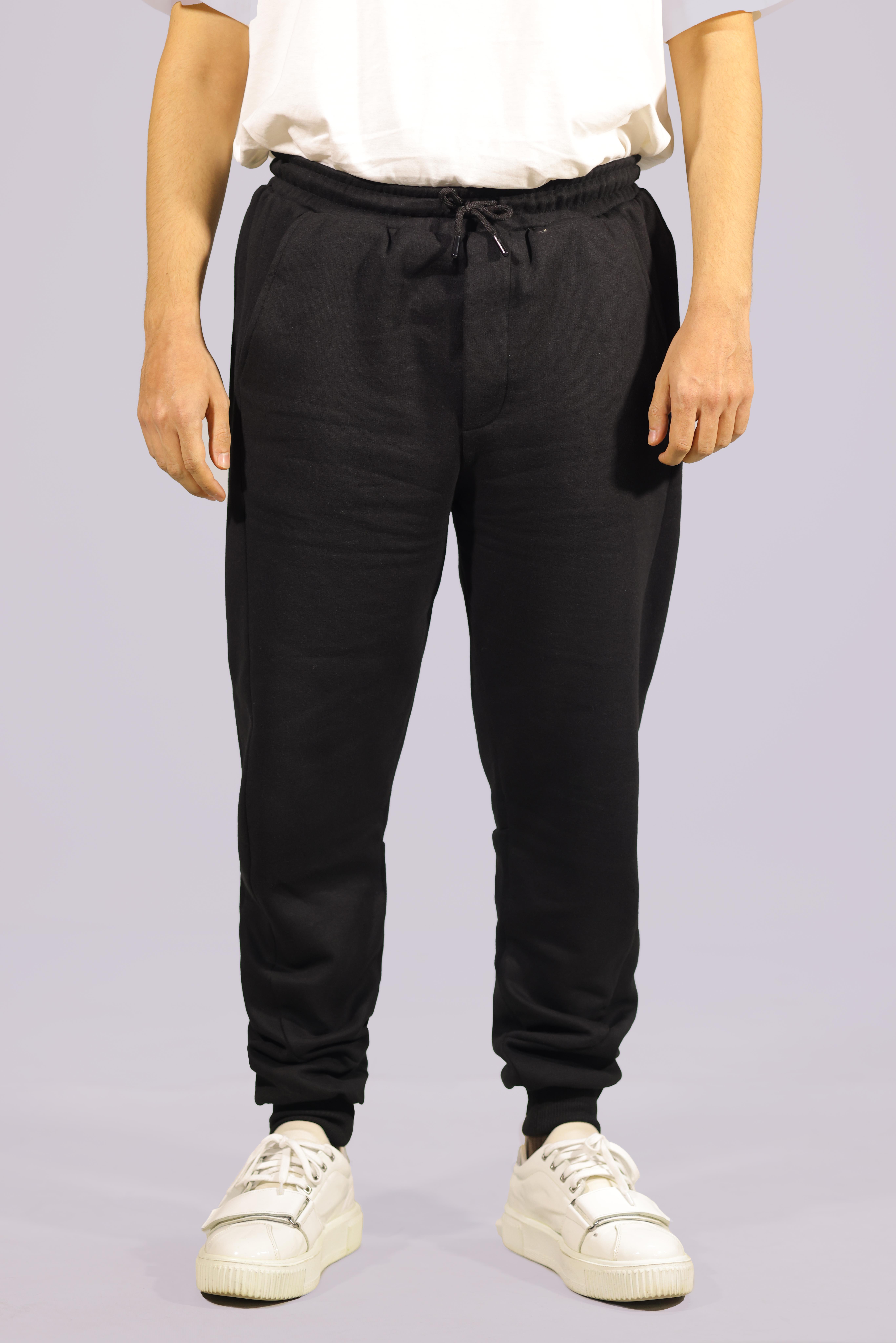 Erkek Regular Fit Basic Eşofman Altı Siyah