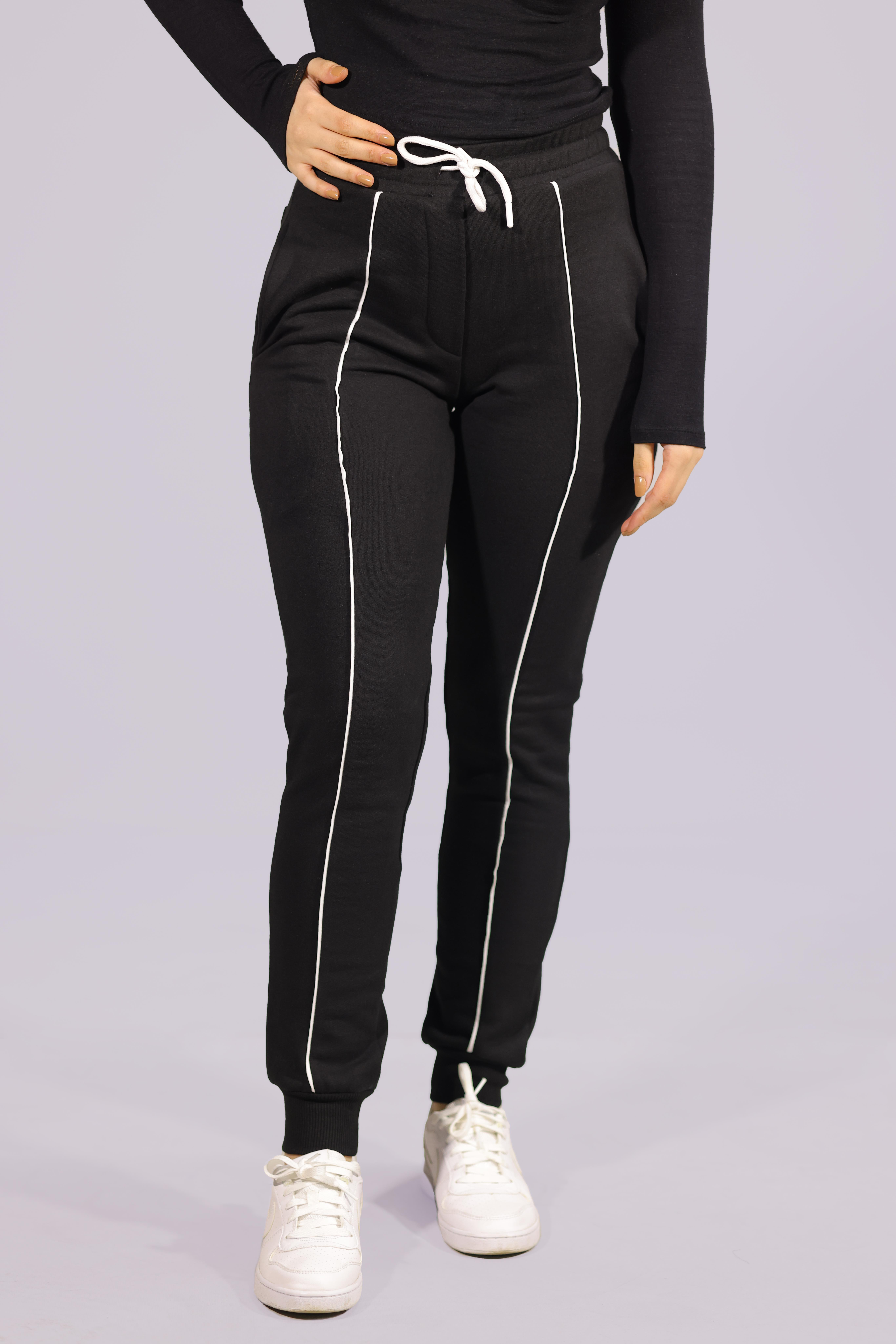 Kadın Slim Basic Eşofman Altı Siyah