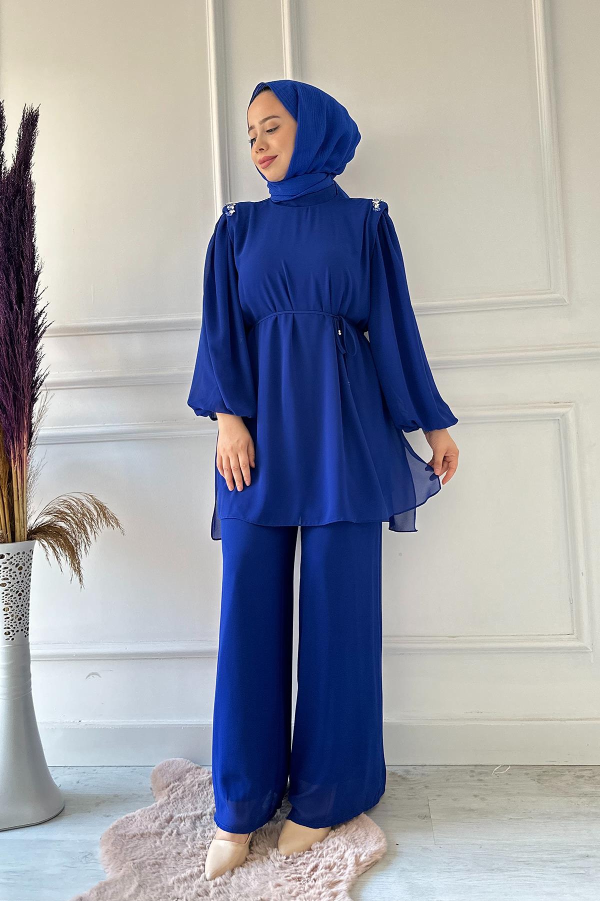 FAMELİN OMUZ TAŞLI TKM 9296 Saks