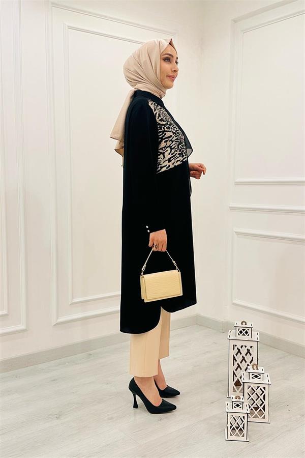 Famelin Leopar Dsnl Tnk 50030 Siyah