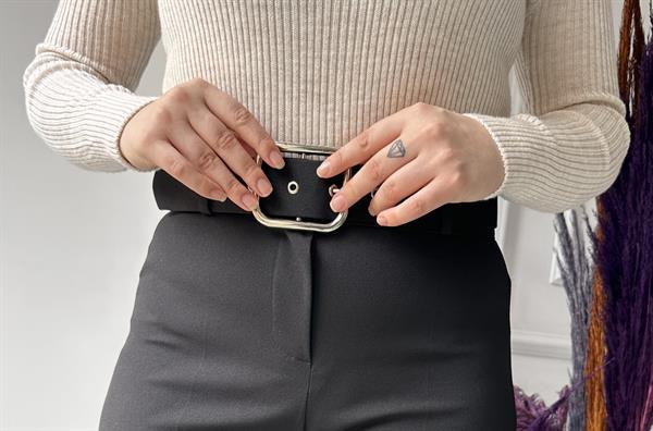 Gamzem Yüksek Bel Pnt 2133 Siyah