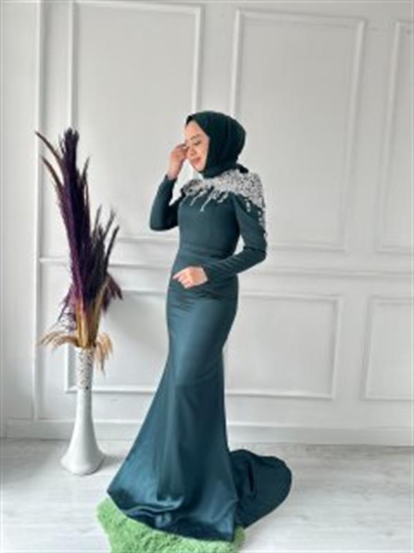 HENNİN OMUZ PUL TAŞ DTY ABİYE 4803 Zümrüt