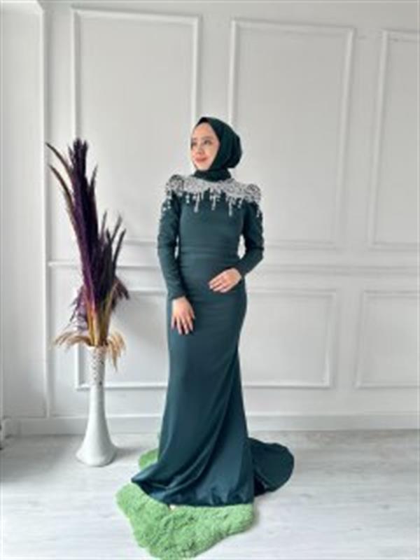 HENNİN OMUZ PUL TAŞ DTY ABİYE 4803 Zümrüt
