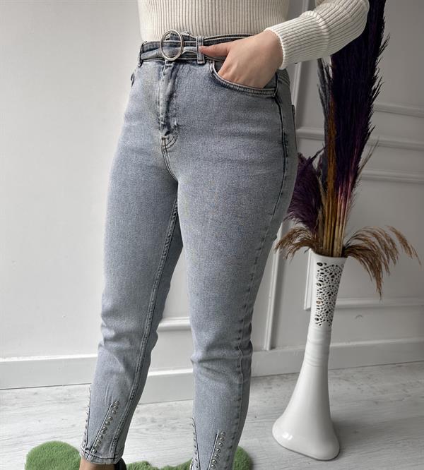 Xlove Paça Taşlı Kot Pnt 1713 A.MAVİ