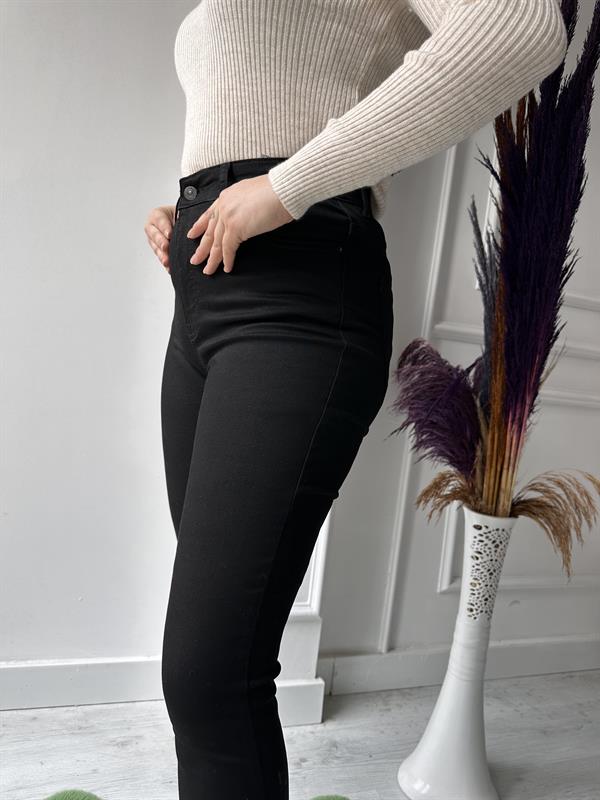 Xlove Yüksek Bel Kot Pnt 815 Siyah