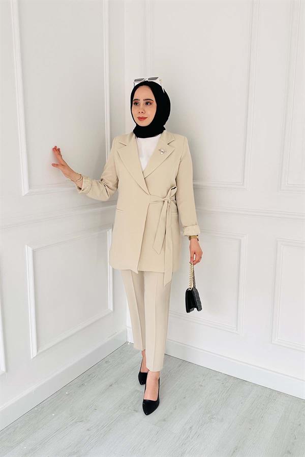 Yandan Bağlmlı Ceket Tkm 2016 Taş