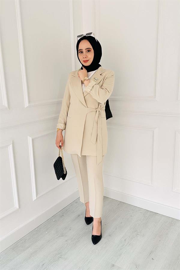 Yandan Bağlmlı Ceket Tkm 2016 Taş