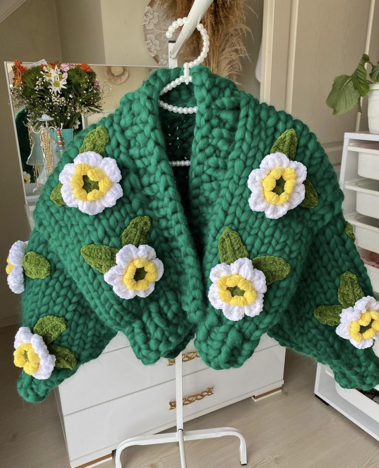  Dark green lotus jacket