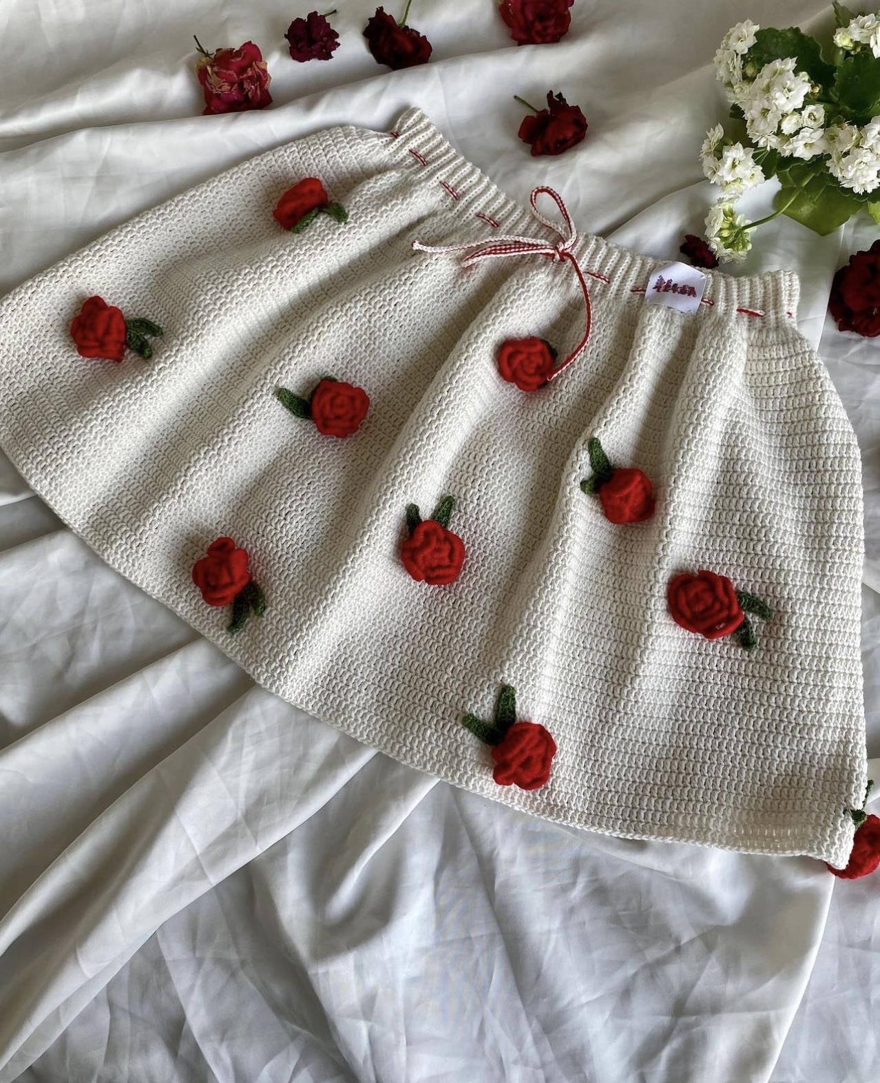 Red Rose Skirt