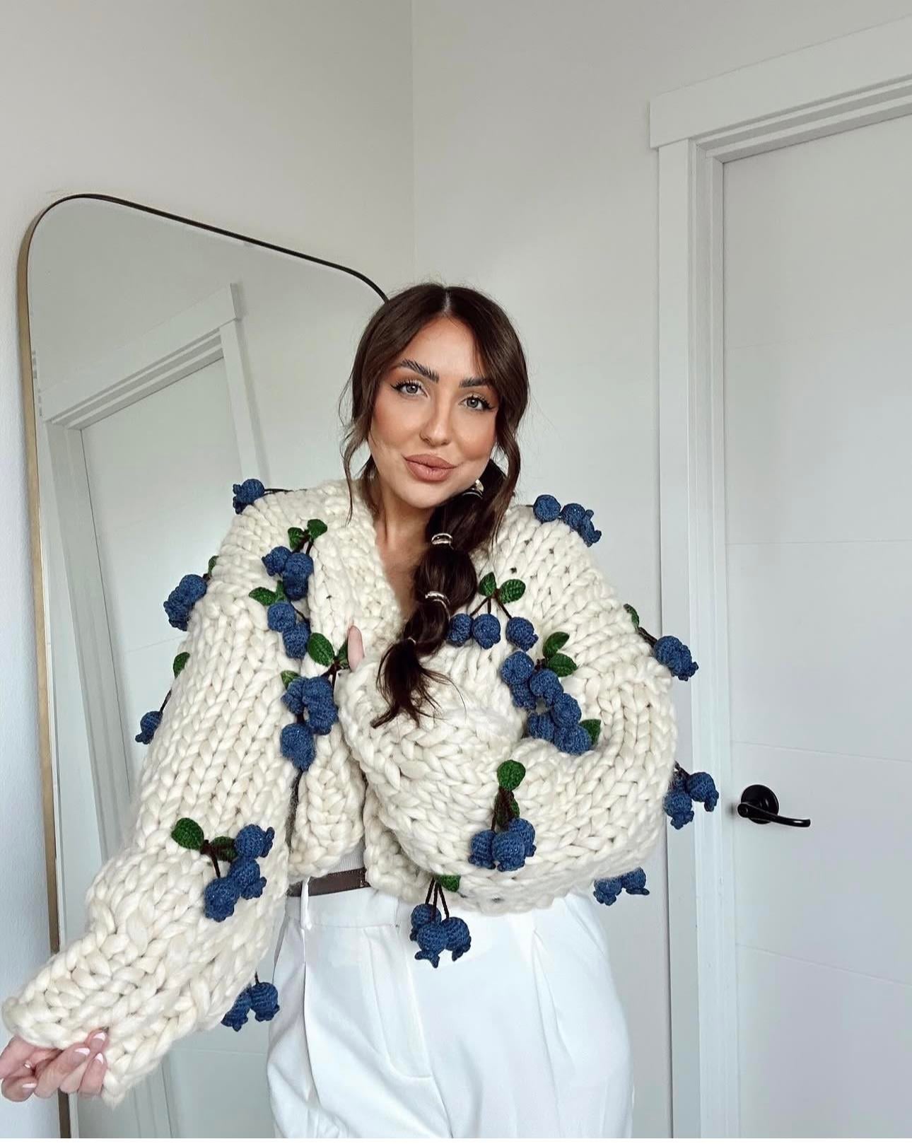 Wool blueberry jacket