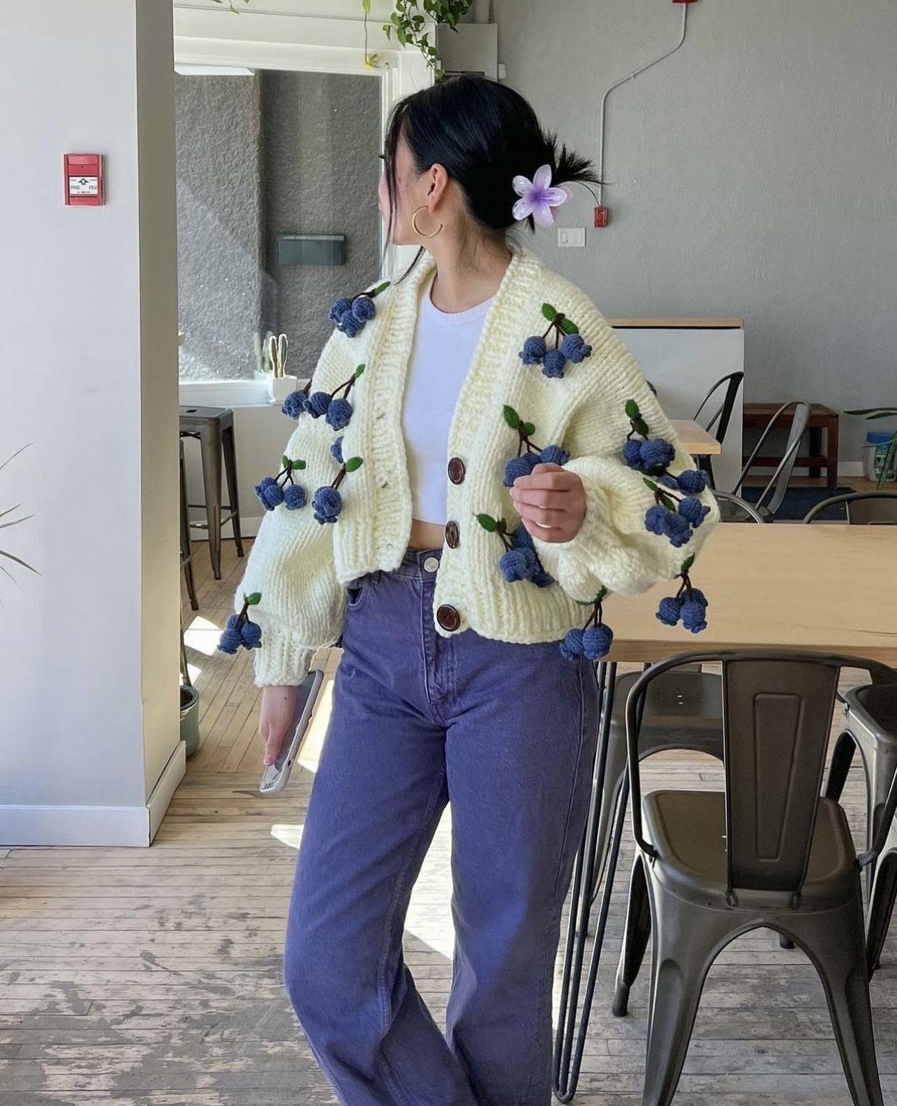 BlueBerry Cardigan