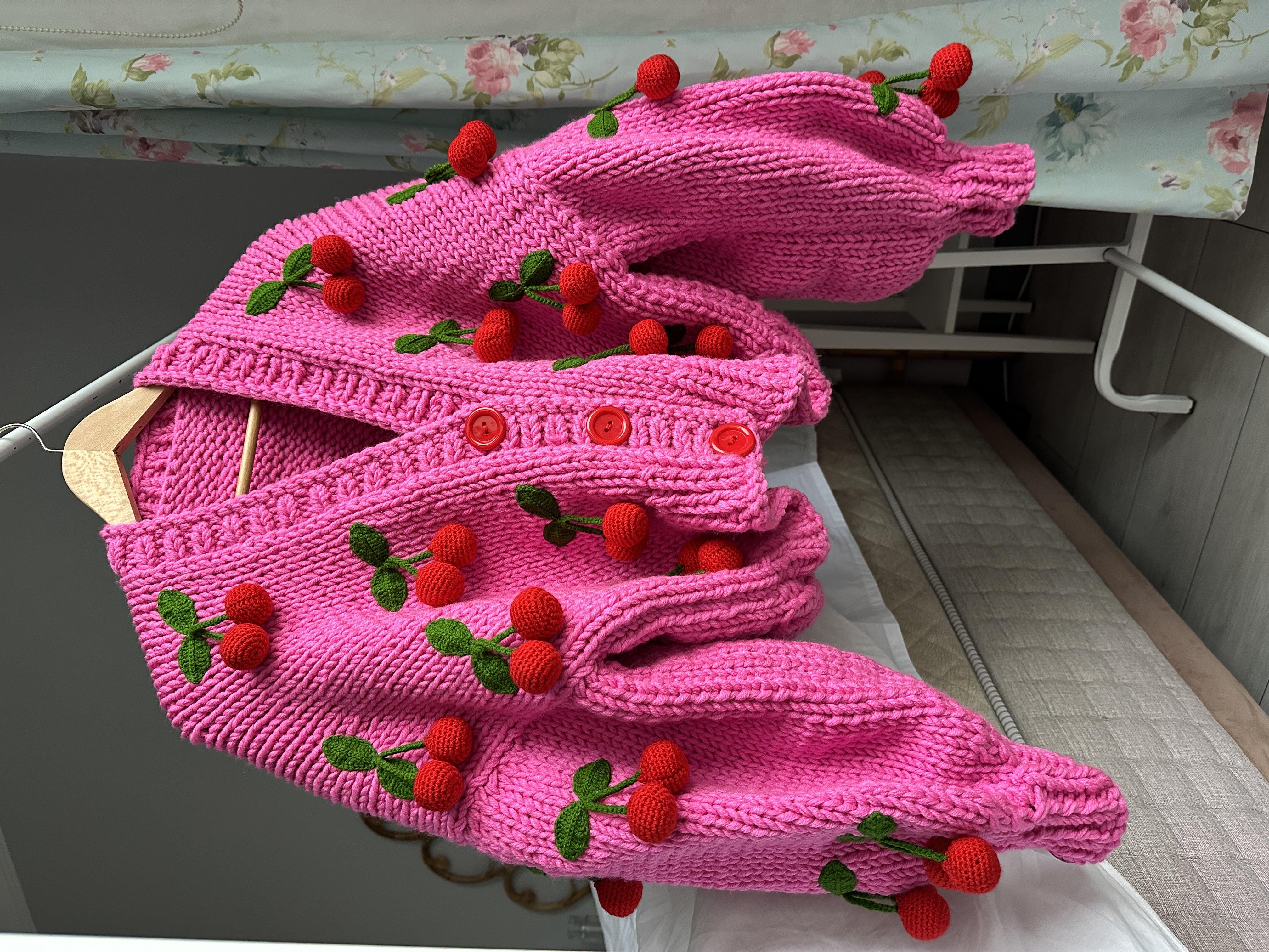 Candy Cherry Cardigan
