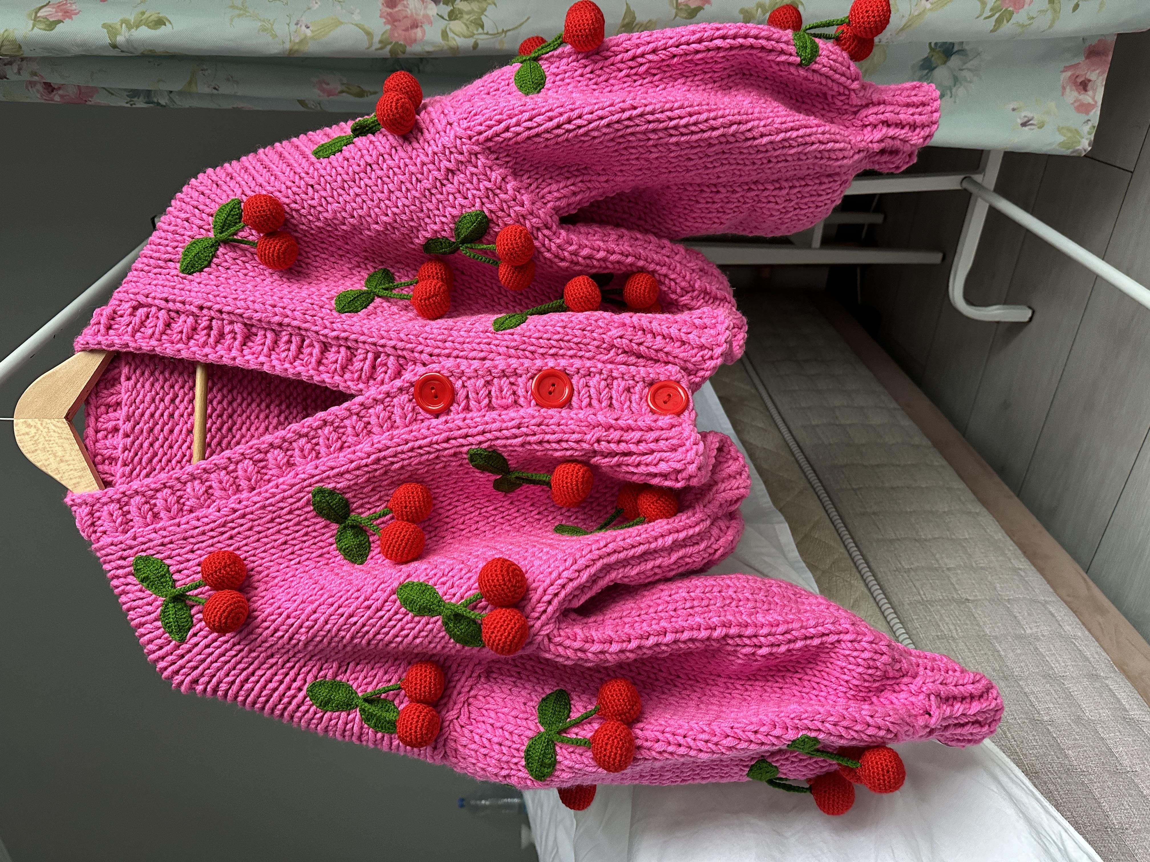 Candy Cherry Cardigan
