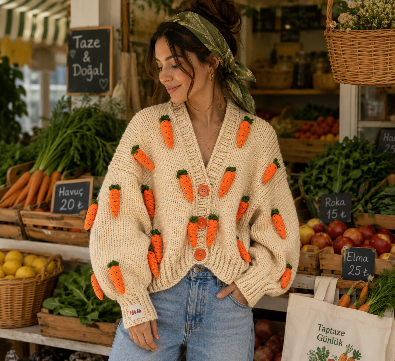 Carrot Cardigan