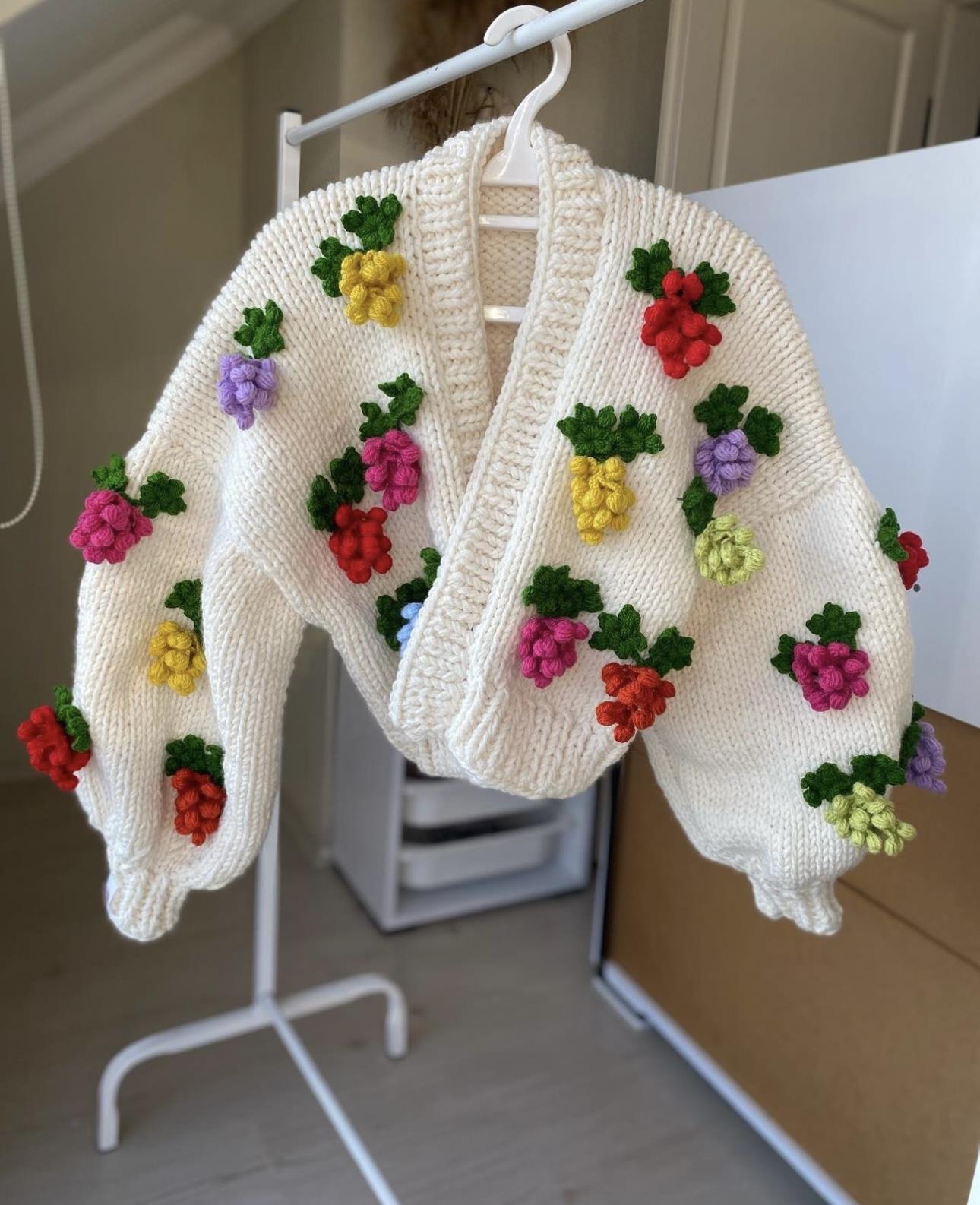 Grape Cardigan