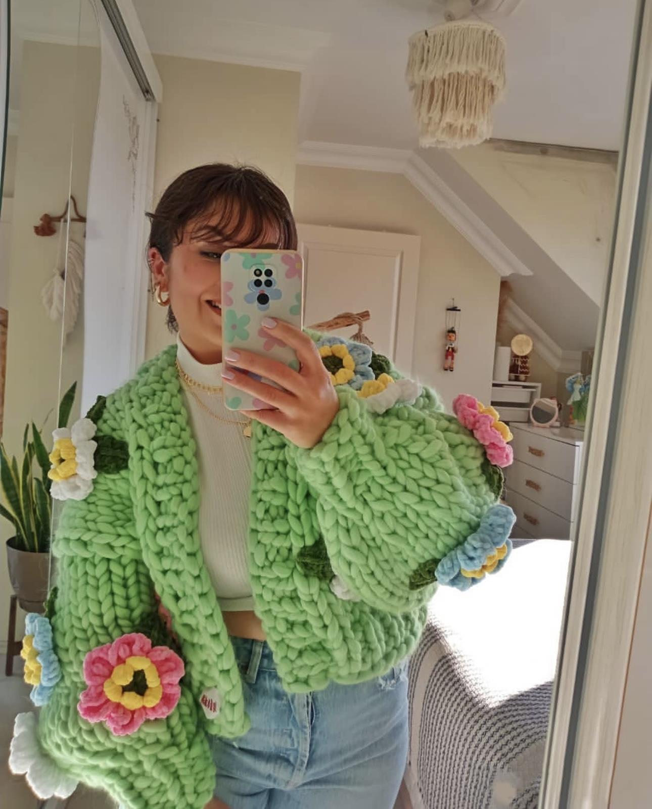 Green Lotus Blossom Jacket