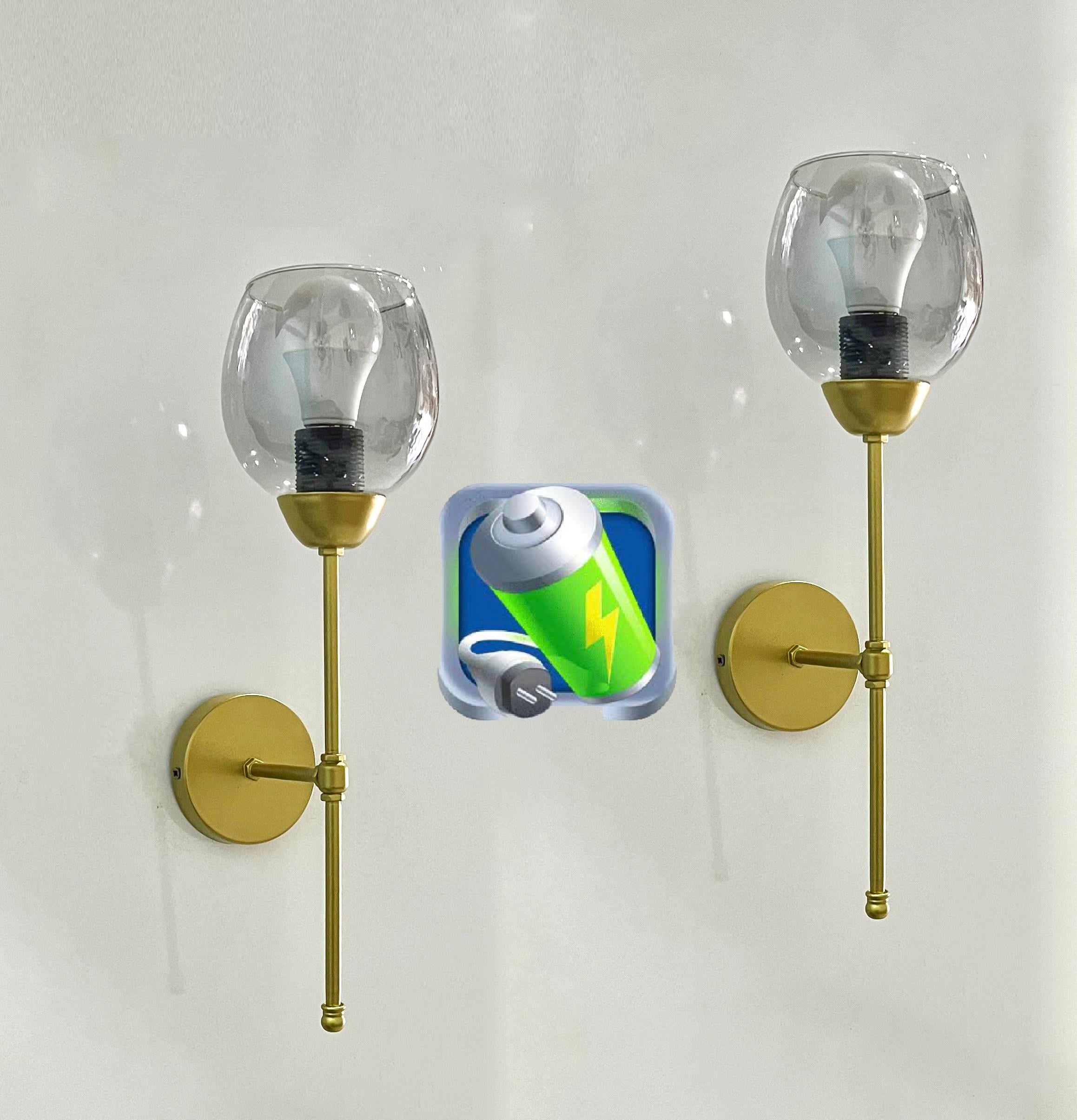 Şarj Et Kullan Gold Feza Şarjlı Pilli Aplik Füme Camlı Duvar Metal Modern Aydınlatma -2 Adet-Şarjlı Pilli Aplik Pandora Büyük Boy Gold Kristal Taşlı Lüx Aplik