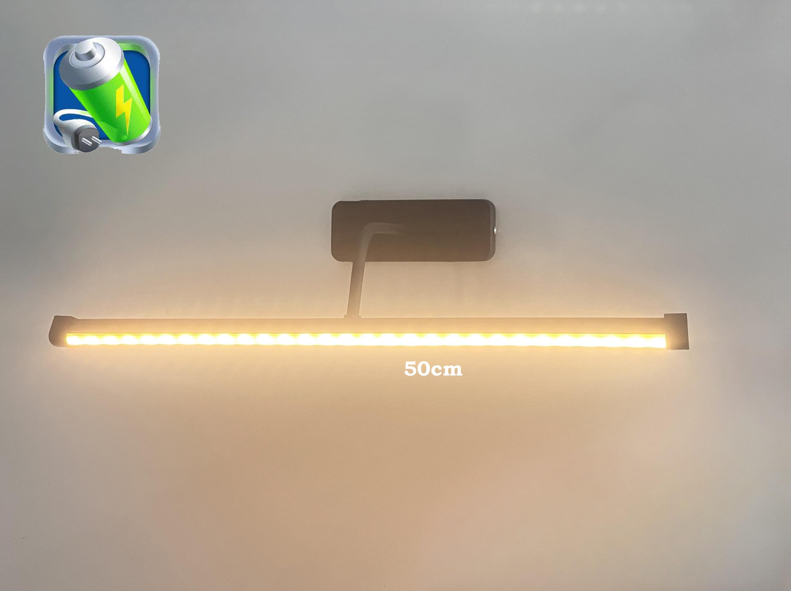 50 cm Dünya Şarjlı Pilli Aplik Siyah Kasa Günışığı Metal Flüt Modern Koridor Mutfak -Tek AdetŞarjlı Pilli Aplik Pandora Büyük Boy Gold Kristal Taşlı Lüx Aplik