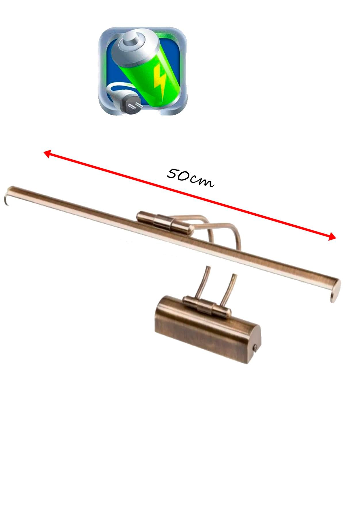 Şarj Et Kullan 50cm Eskitme Kasa Şarjlı Pilli Aplik Günışığı Banyo Duvar Ayna Tablo Kuğu Flüt AplikŞarjlı Pilli Aplik Pandora Büyük Boy Gold Kristal Taşlı Lüx Aplik