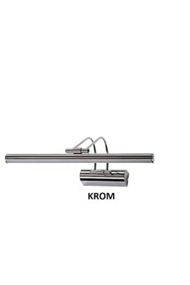 50cm Anahtarlı Elektrikli Krom Kasa Gün Işığı (SARI) Banyo Duvar Ayna Tablo Aydınlatması Flüt Aplik Kuğu Aplik Ledli Aplik