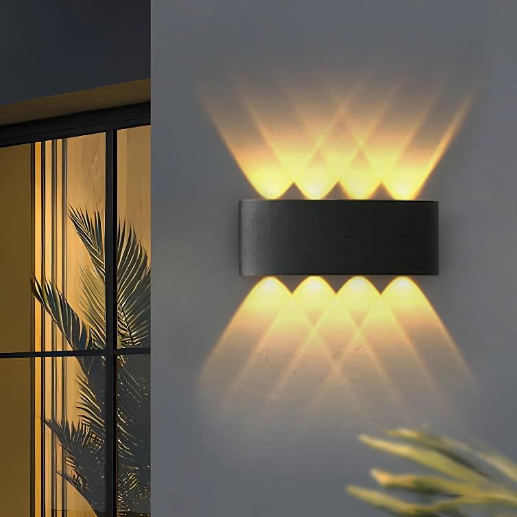 Deren Mega Boy Günışığı Ledli Siyah Dekoratif Anahtarlı Pilli AplikDeren Siyah Dekoratif Çift Anahtarlı Ledli Pilli Aplik