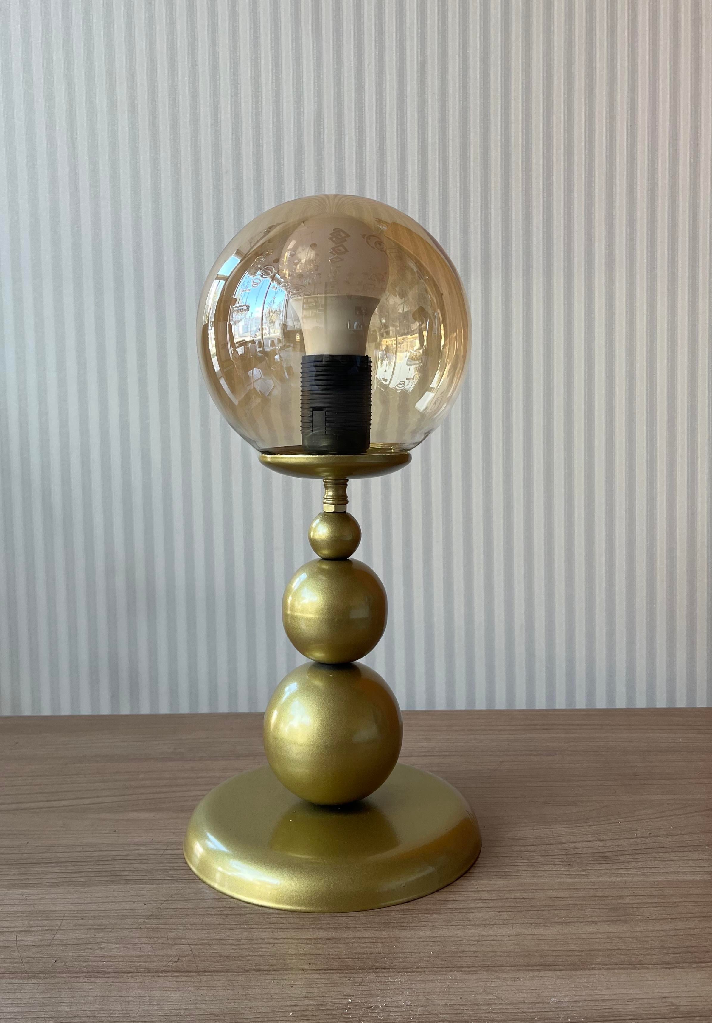 Gold Koza Pilli Abajur Bal Glop Cam Aplik Lambader Aydınlatma - Özel Tasarım Lambalı - Tek AdetKupa Gerçek Kristal Taşlı Pilli Abajur - Pil Dahildir