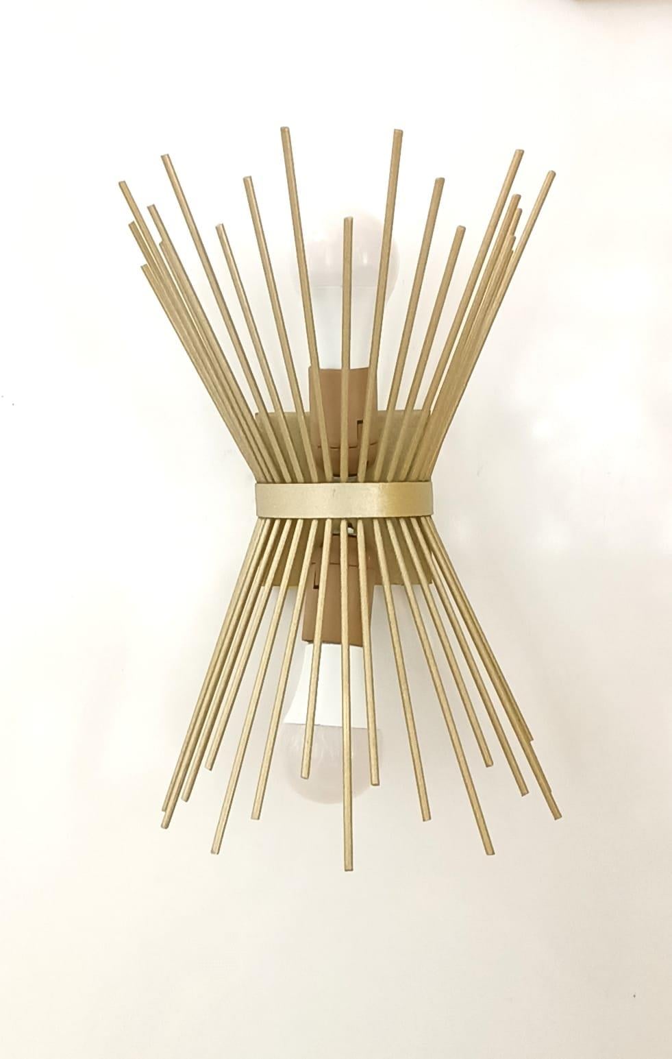 Metal Gold Kirpi Duvar Elektrikli Aplik - Tek Adet FiyatıdırMetal Gold Kirpi Duvar Pilli Aplik - Tek Adet Fiyatıdır