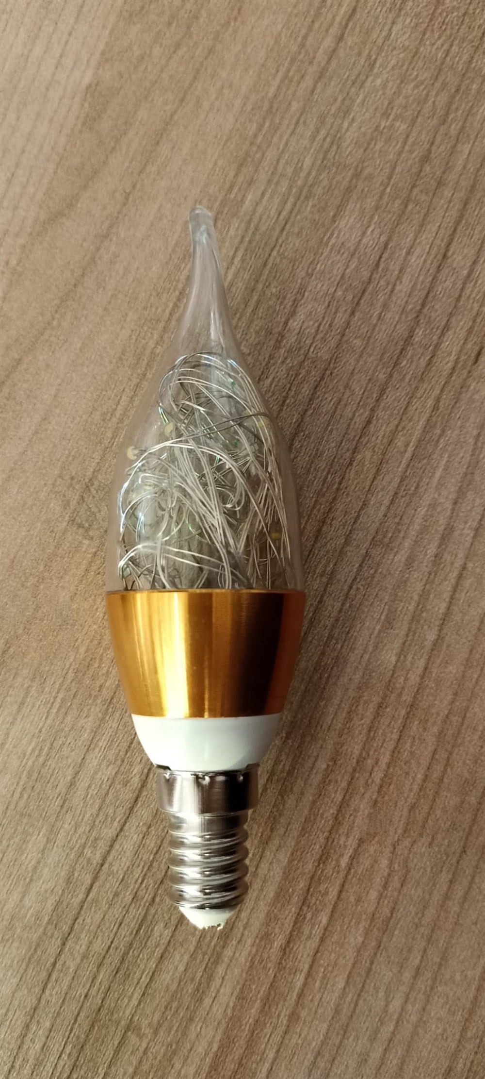 Özel İmalat 3 Volt Günışığı Dekoratif  Led Lamba Ampul 7 Watt Mum E14 Buji Ampul - Avize Abajur Lambası - Ince Duylu Lamba Beyaz Cata