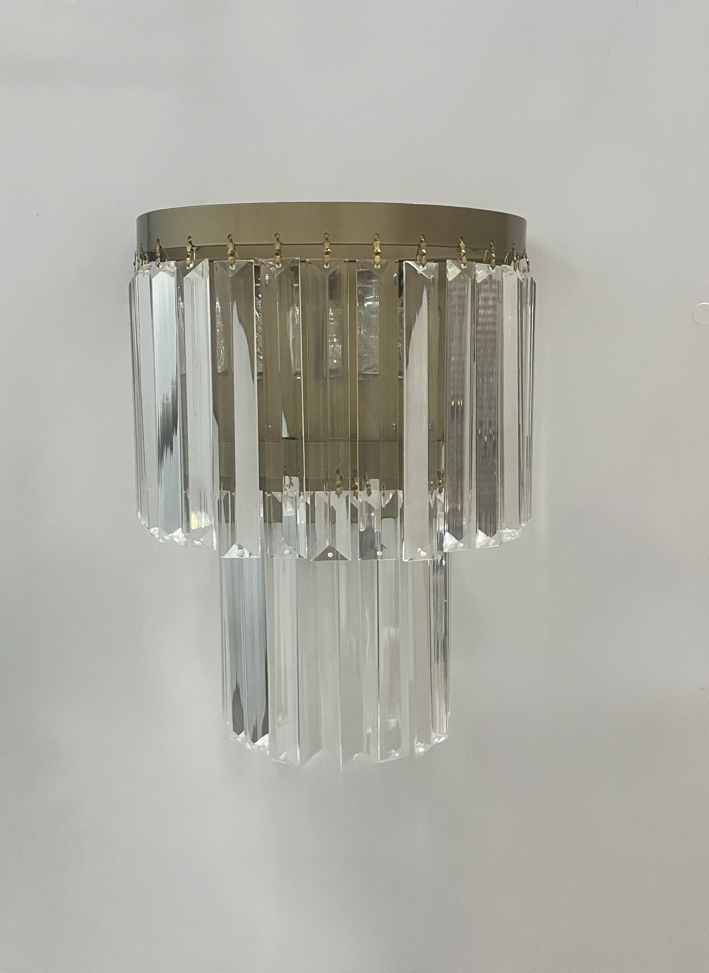 Pandora Kristal Taşlı Pilli Eskitme Büyük Boy Ledli Lüx Dekoratif Pilli Aplik -Tek Adet FiyatıdırPilli Lüx Pandora Kristal Taşlı Tekli Gold Aplik