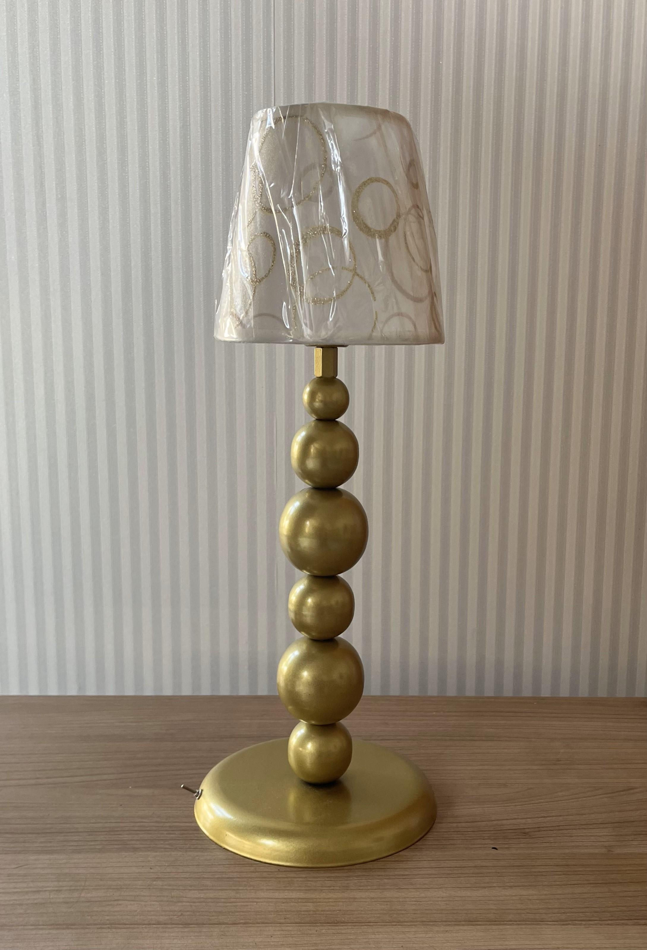 Pırıl Gold Kasa Pilli Abajur Ares Gold Şapka Aplik Lambader Aydınlatma - Özel Tasarım Lamba Dahildir.Kupa Gerçek Kristal Taşlı Pilli Abajur - Pil Dahildir