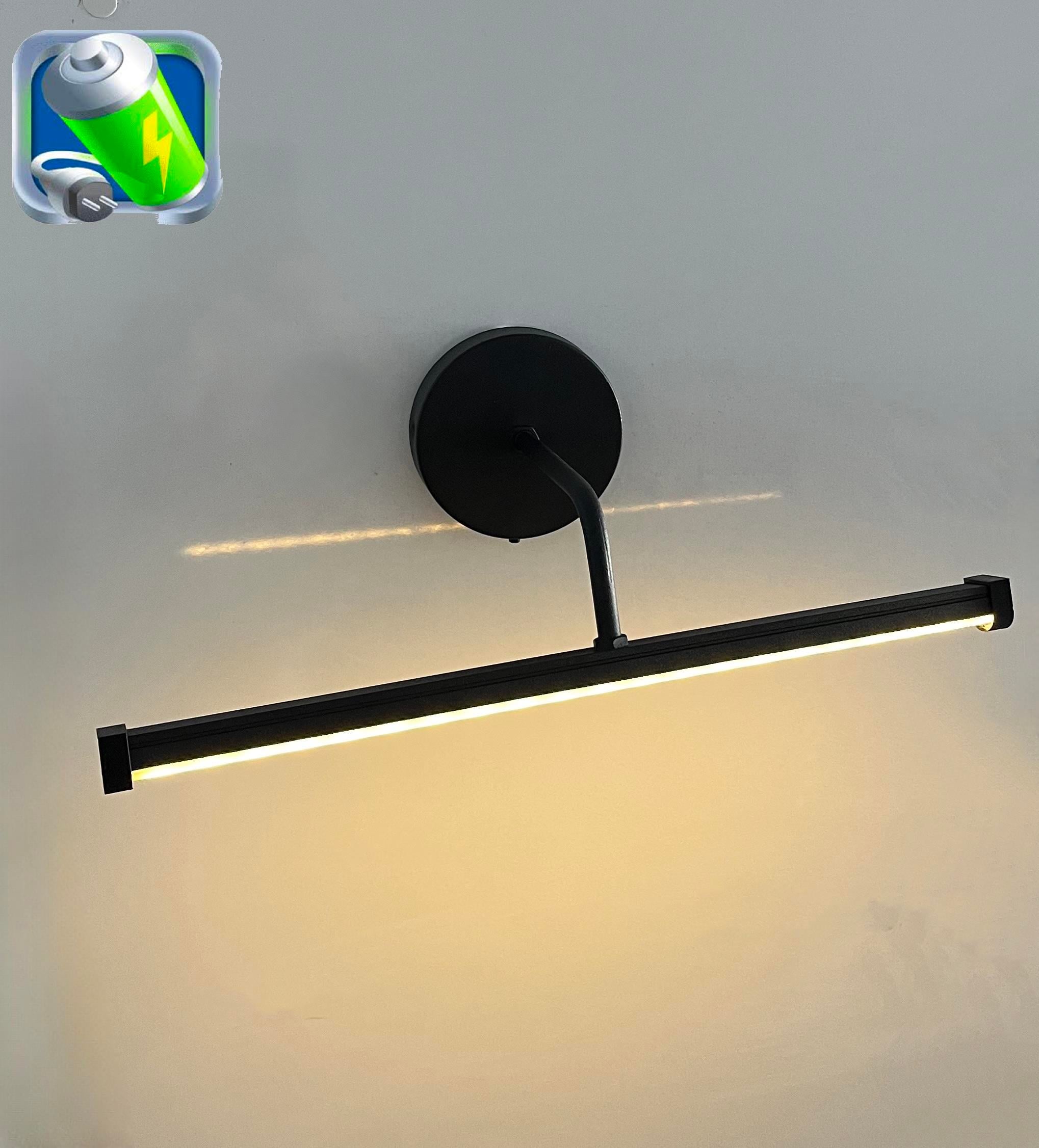 Şarj Et Kullan Uzay Şarjlı Pilli Aplik Siyah Kasa Günışığı Metal Flüt Modern Koridor Mutfak -TekAdetŞarjlı Pilli Aplik Pandora Büyük Boy Gold Kristal Taşlı Lüx Aplik