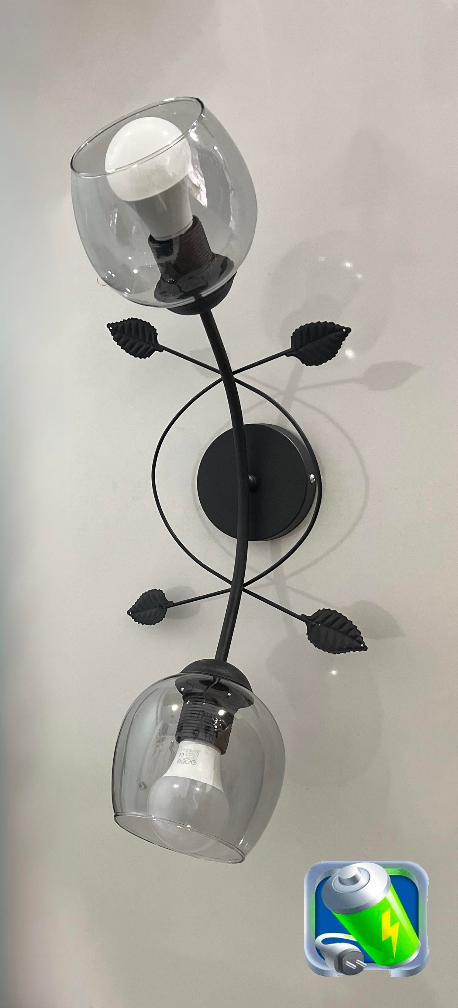 Şarj Et Kullan Valencia Şarjlı Pilli Aplik Füme Camlı Siyah Kasa Metal Modern Koridor Cafe-Tek AdetŞarjlı Pilli Aplik Pandora Büyük Boy Gold Kristal Taşlı Lüx Aplik