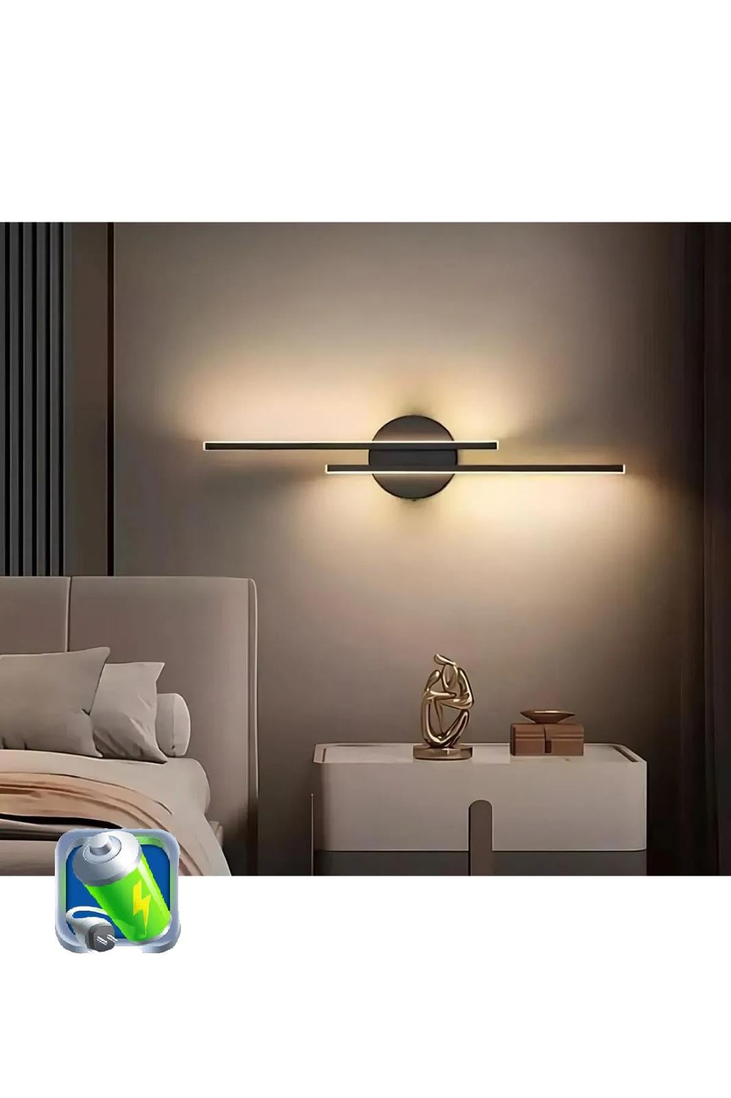 Şarj Et Kullan Zümrüt Çift Taraflı Şarjlı Pilli Aplik Siyah Kasa Günışığı Ledli Tablo Ayna-Tek AdetŞarjlı Pilli Aplik Pandora Büyük Boy Gold Kristal Taşlı Lüx Aplik
