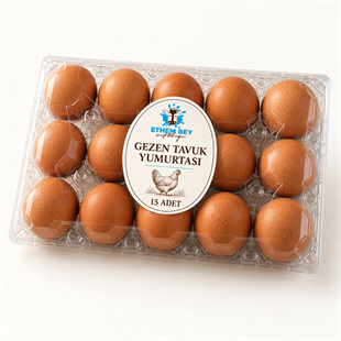 15 Adet - Gezen Tavuk Yumurtası