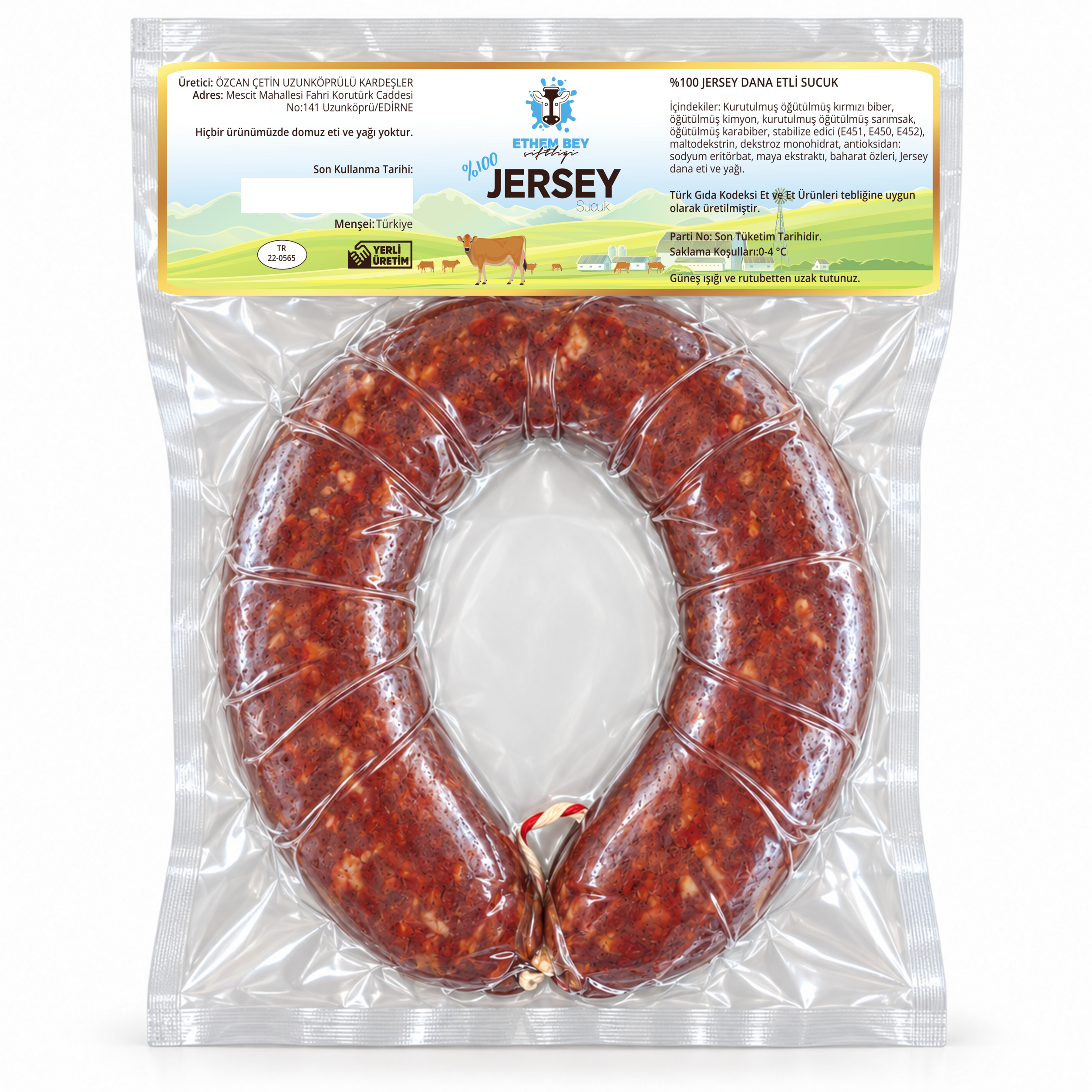 %100 Jersey Sucuk